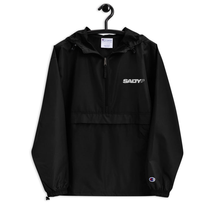 Official SALTY Embroidered Champion Packable Jacket